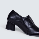 Picture of Black Sleek Monk Shoe For Women