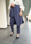 صورة Nova Tailored Skirt Trousers Navy