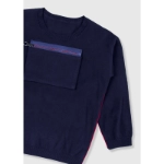 Picture of Tiya Navy Knitjumper For Boys