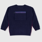 Picture of Tiya Navy Knitjumper For Boys