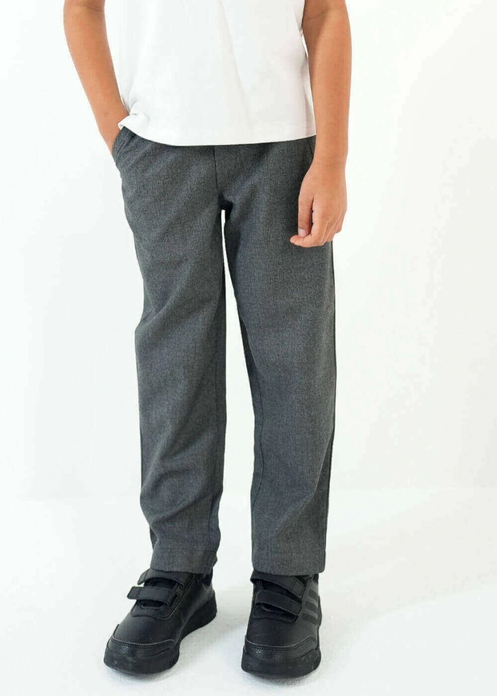 Picture of Elementary School Pants For Boys - Grey