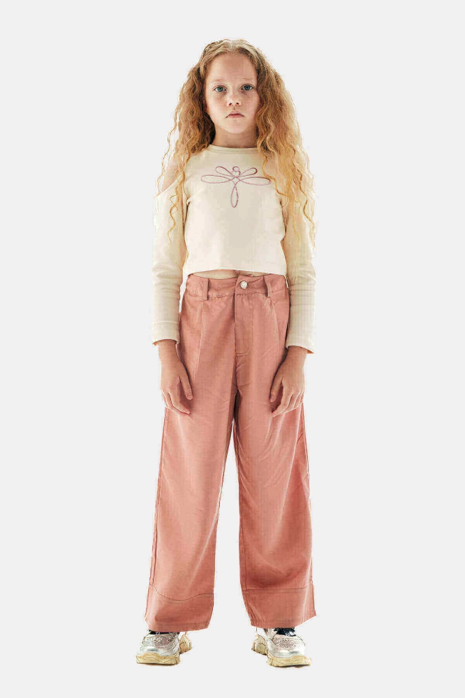 Picture of B&G Tyess Girl's Pink Trousers TJ4214 