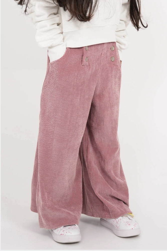 صورة TIYA PANTS Corduroy Wide-Leg For Girls S0177 