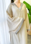 Picture of Nova Ramadan Kaftan Linen Beige