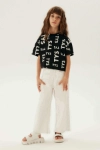 صورة B&G Tyess 24SS0TJ4211 TROUSERS For Girls