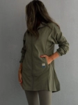 صورة Not So Basic Olive Green Long Jacket