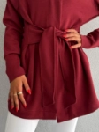 صورة 7473 Not So Basic Maroon Long Jacket For Women