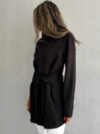 صورة 7473 Not So Basic Black Long Jacket For Women