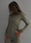 صورة Not So Basic Olive Green Compression Jacket