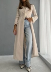 Picture of 7652 Beige Coat For Women