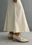 Picture of 7677 Off White Skirt For Women