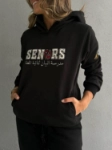 صورة BBS Senior Black Hoodie For Women